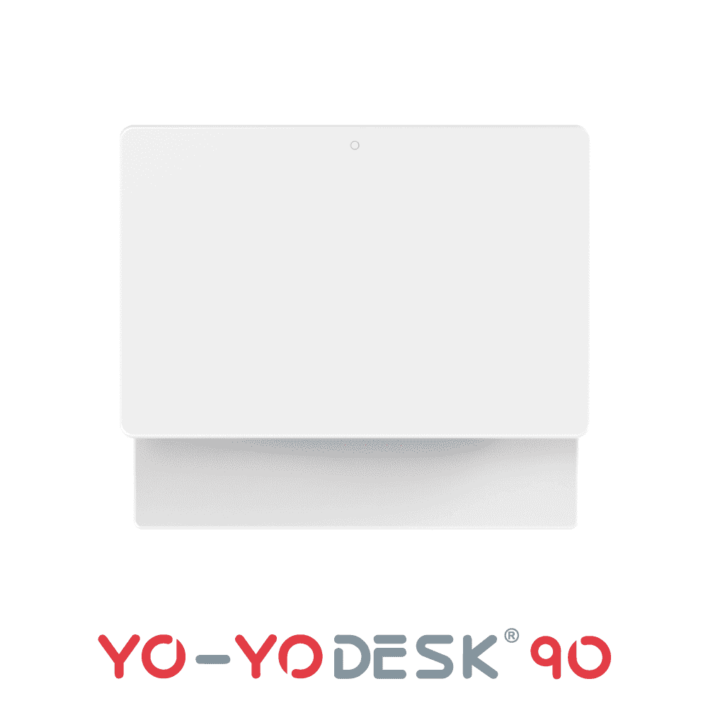 Yo-Yo DESK 90 White Top View